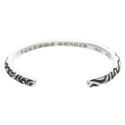 Chrome Hearts BANGLE SCROLL Silver Bracelet Size ONE SIZE