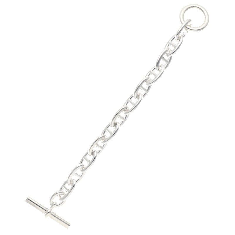 HERMES Chaine d'Ancre TGM Sterling Silver Size ONE SIZE