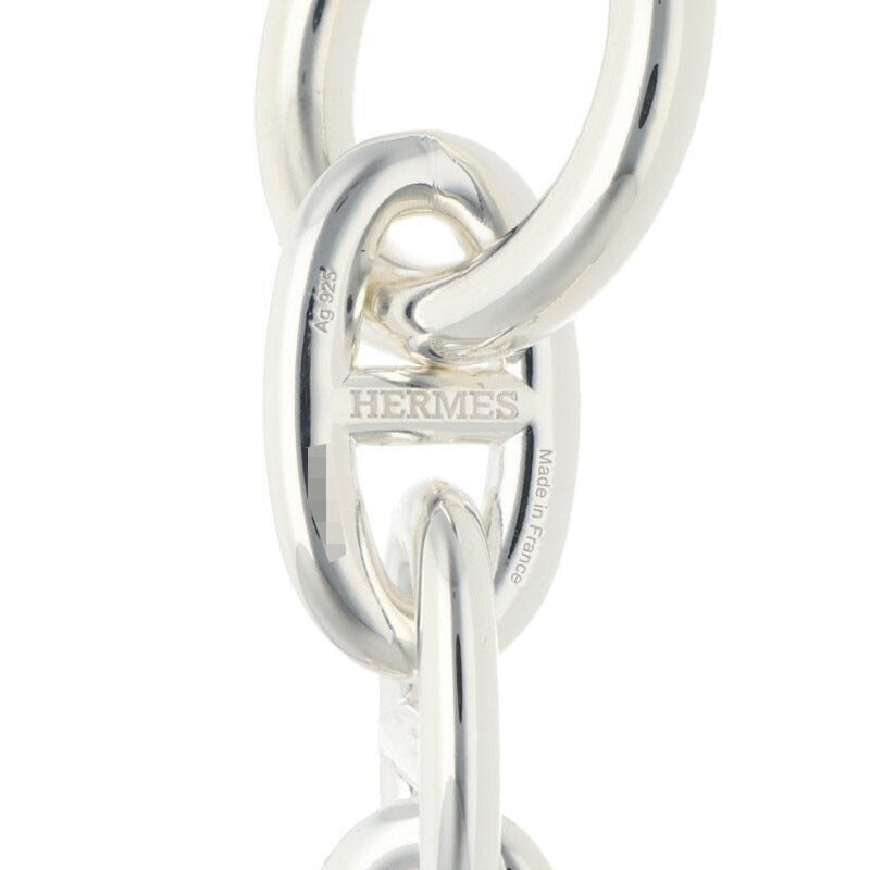 HERMES Chaine d'Ancre TGM Sterling Silver Size ONE SIZE