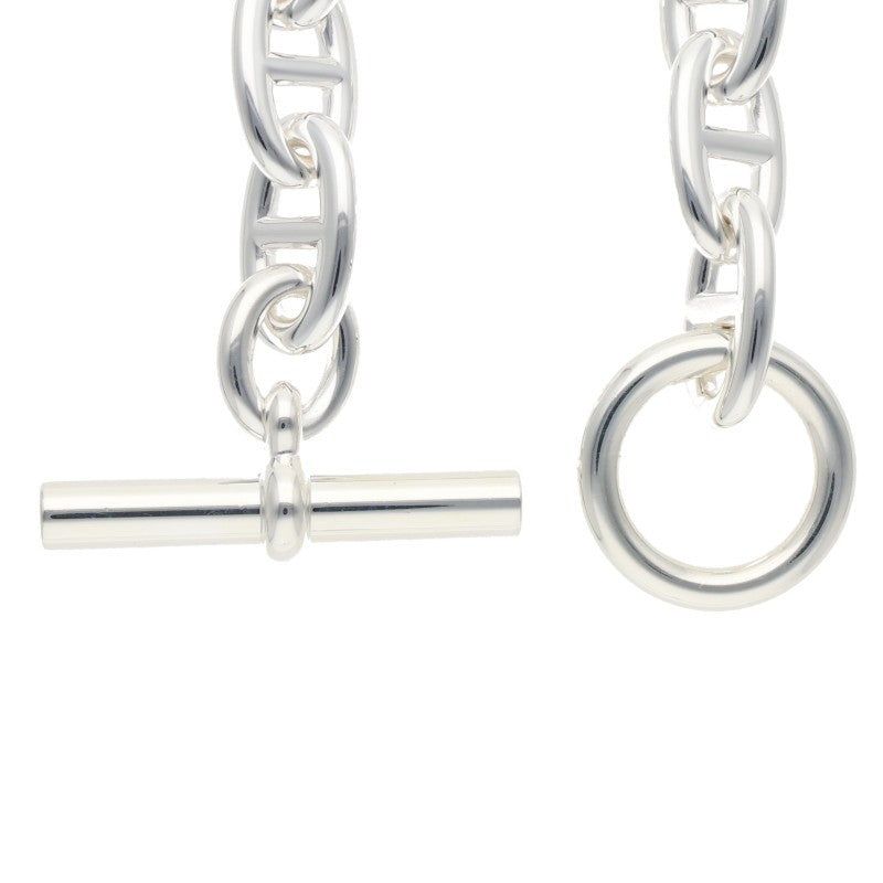 HERMES Chaine d'Ancre TGM Sterling Silver Size ONE SIZE