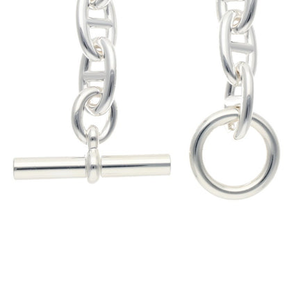 HERMES Chaine d'Ancre TGM Sterling Silver Size ONE SIZE