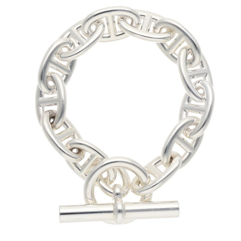 HERMES Chaine d'Ancre TGM Sterling Silver Size ONE SIZE