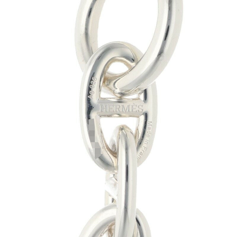 HERMES Chaine d'Ancre TGM Sterling Silver Size ONE SIZE