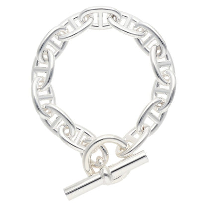 HERMES Chaine d'Ancre TGM Silver Bracelet Size ONE SIZE