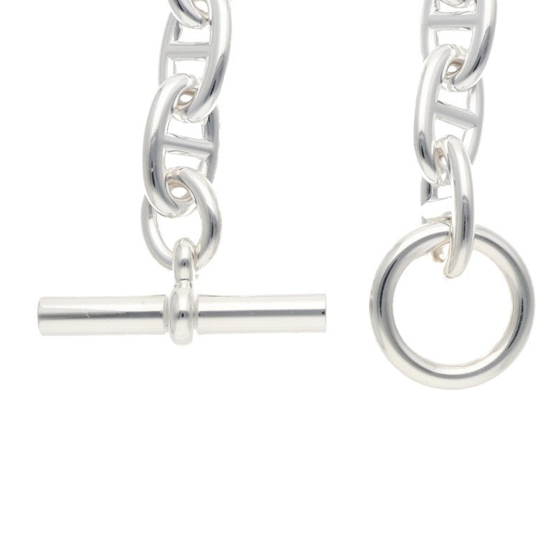 HERMES Chaine d'Ancre TGM Silver Bracelet Size ONE SIZE