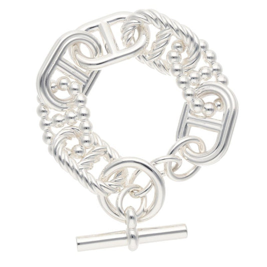 HERMES Chaine d'Ancre Alea II GM Silver Size ONE SIZE