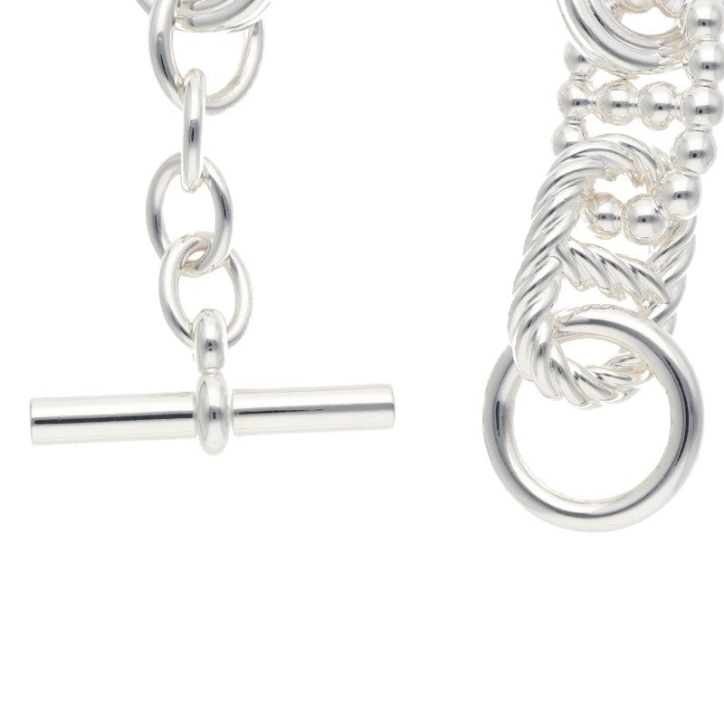 HERMES Chaine d'Ancre Alea II GM Silver Size ONE SIZE