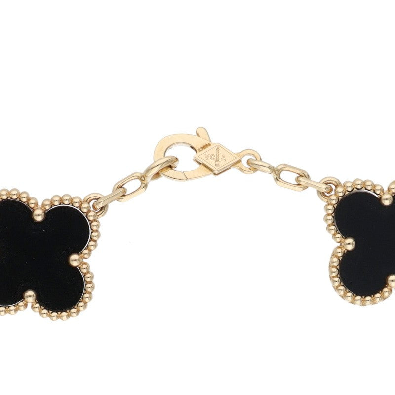 VANCLEEF & ARPELS Vintage Alhambra 5 Onyx 18K Size ONE SIZE