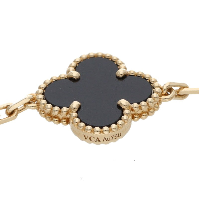 VANCLEEF & ARPELS Vintage Alhambra 5 Onyx 18K Size ONE SIZE
