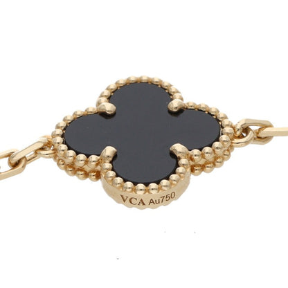 VANCLEEF & ARPELS Vintage Alhambra 5 Onyx 18K Size ONE SIZE