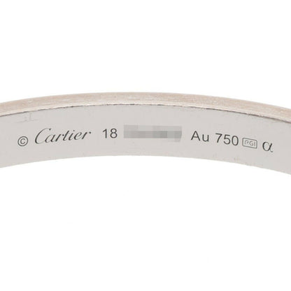 Cartier LOVE BRACELET Pave Diamond 18K WG Size ONE SIZE