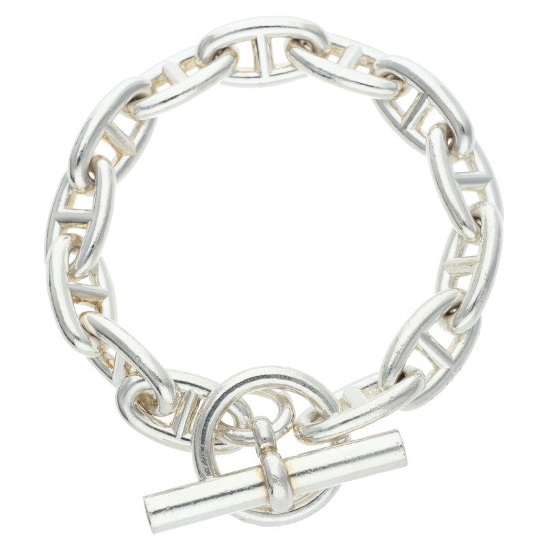 HERMES Chaine d'Ancre GM Silver Bracelet Size ONE SIZE