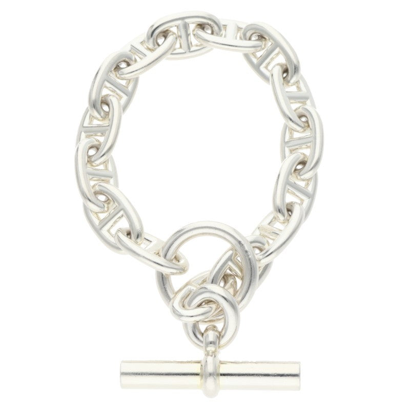 HERMES Chaine d'Ancre MM Silver Bracelet Size ONE SIZE