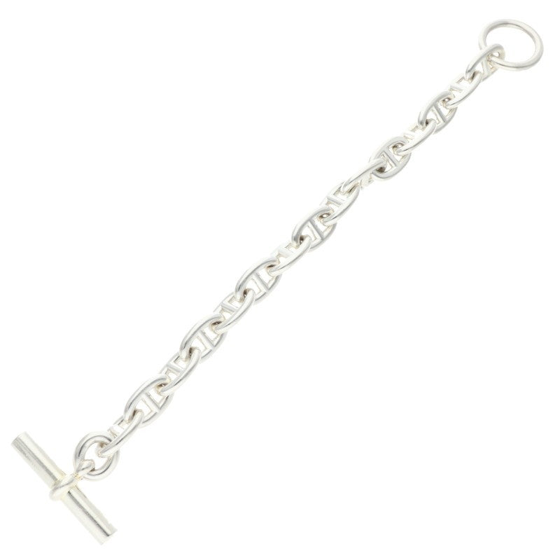 HERMES Chaine d'Ancre MM Silver Bracelet Size ONE SIZE