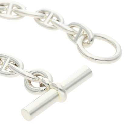 HERMES Chaine d'Ancre MM Silver Bracelet Size ONE SIZE