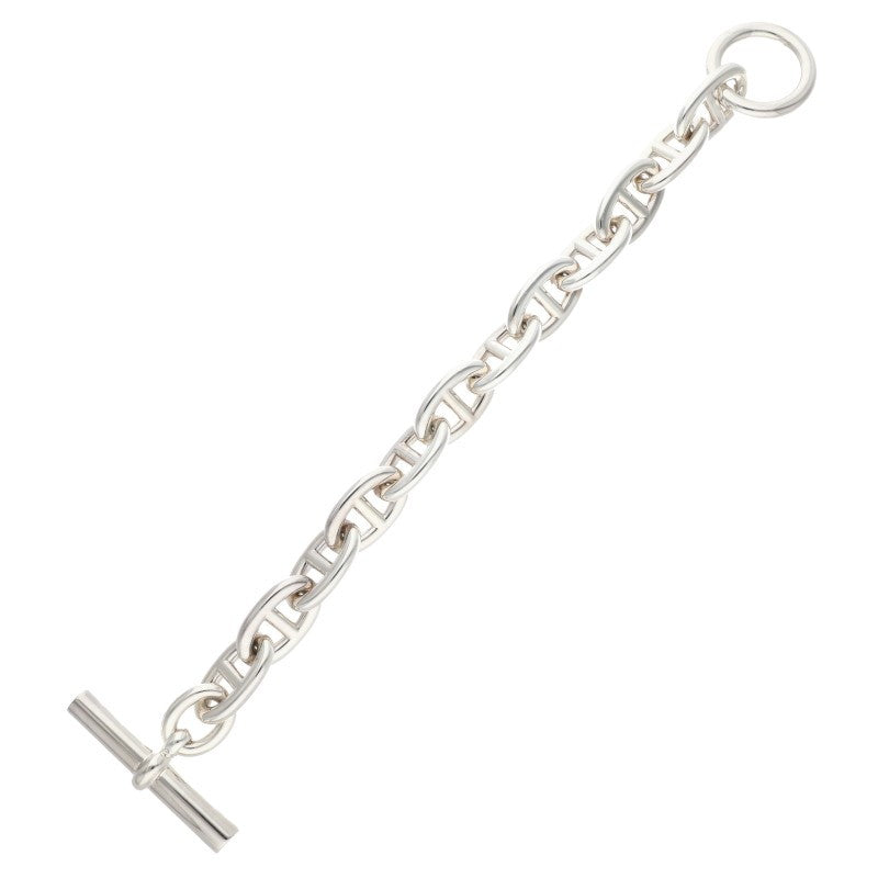 HERMES Chaine d'Ancre TGM Silver Bracelet Size ONE SIZE