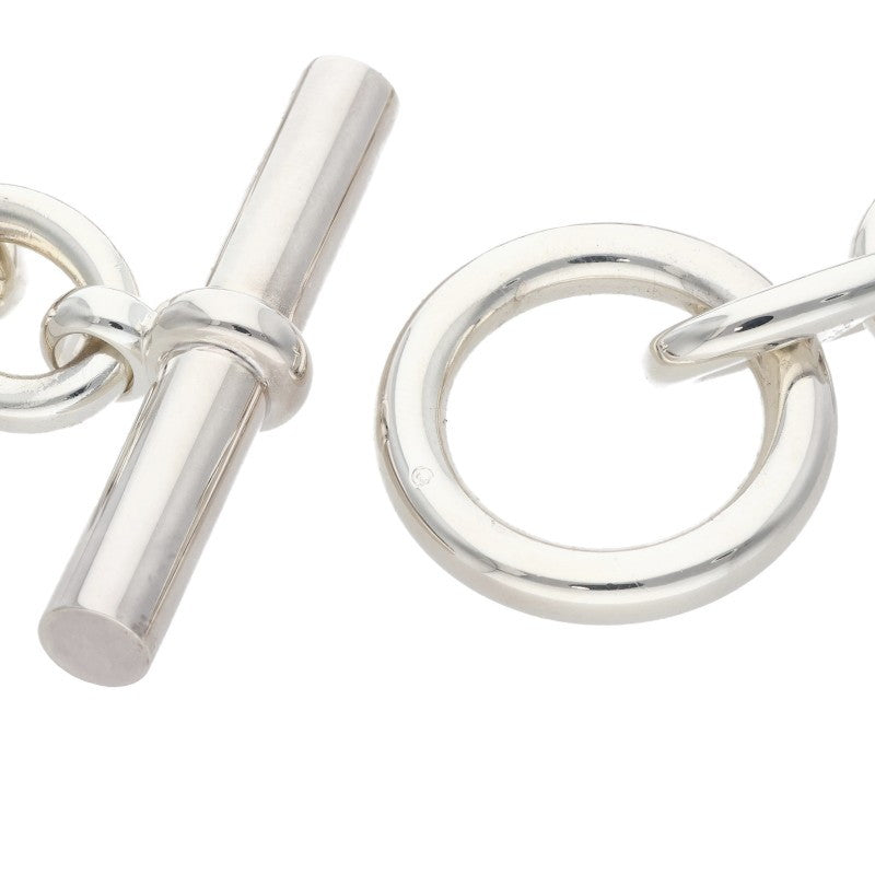 HERMES Chaine d'Ancre TGM Silver Bracelet Size ONE SIZE