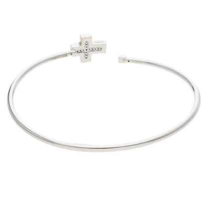 DAMIANI Belle Époque K18WG Diamond Bangle Size ONE SIZE