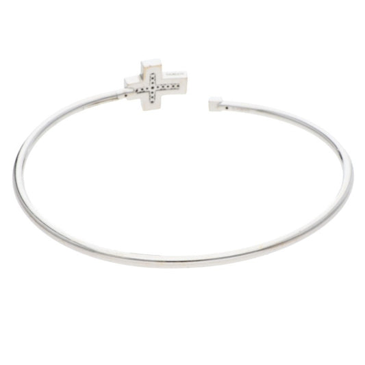 DAMIANI Belle Époque K18WG Diamond Bangle Size ONE SIZE