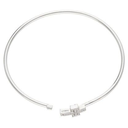 DAMIANI Belle Époque K18WG Diamond Bangle Size ONE SIZE