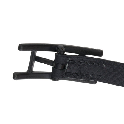 HERMES Behapi Double Tour H Bracelet Black Size ONE SIZE