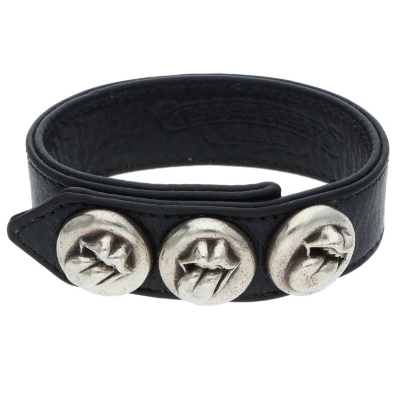 Chrome Hearts 3BTN 2SNP Lip & Tongue Leather Size ONE SIZE