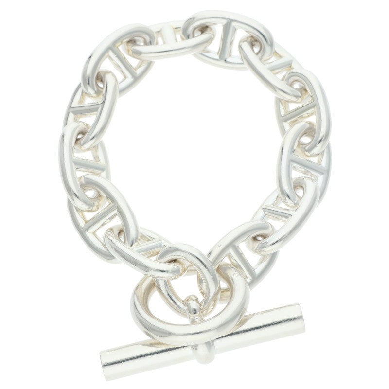 HERMES Chaine d'Ancre TGM Silver Bracelet Size ONE SIZE