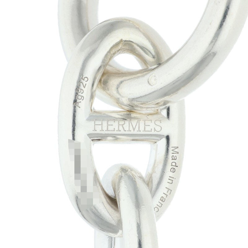 HERMES Chaine d'Ancre TGM Silver Bracelet Size ONE SIZE