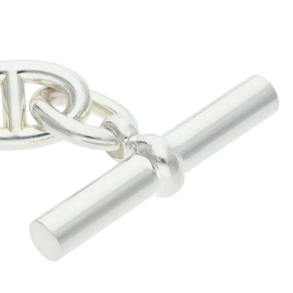 HERMES Chaine d'Ancre TGM Silver Bracelet Size ONE SIZE