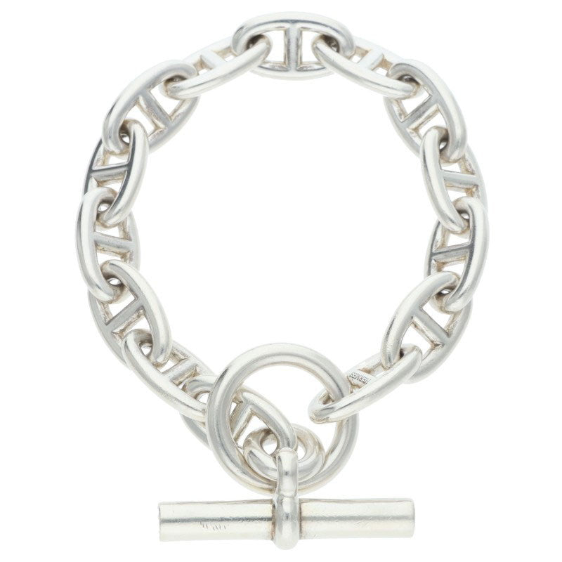 HERMES Chaine d'Ancre GM Silver Bracelet Size ONE SIZE