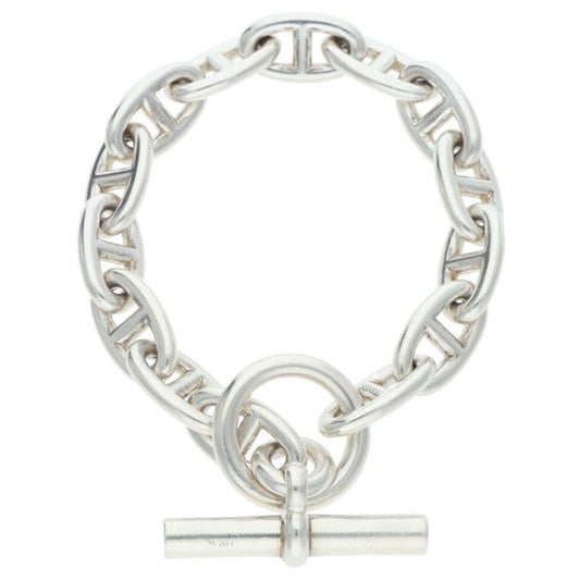 HERMES Chaine d'Ancre GM Silver Bracelet Size ONE SIZE