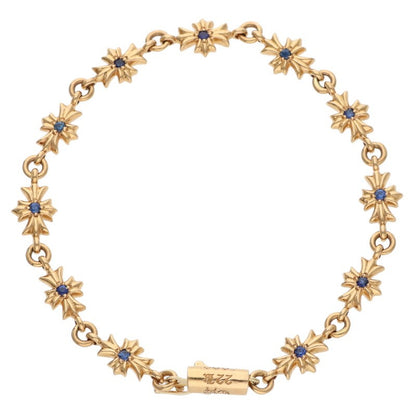 Chrome Hearts 22K Tiny E CH PLS Pave Sapphire Size ONE SIZE
