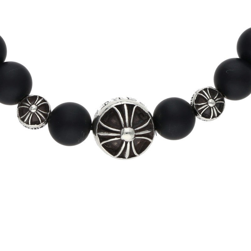 Chrome Hearts 8mm Onyx Bead Bracelet Black Size ONE SIZE