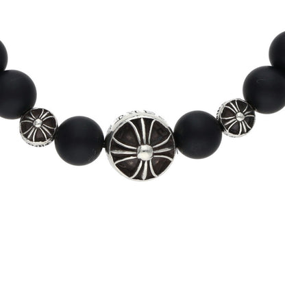 Chrome Hearts 8mm Onyx Bead Bracelet Black Size ONE SIZE