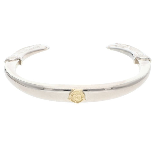 Washimi Taro K18 Eagle Face Silver Bangle Belt Size M
