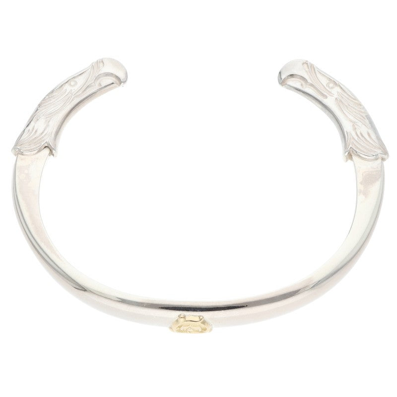 Washimi Taro K18 Eagle Face Silver Bangle Belt Size M
