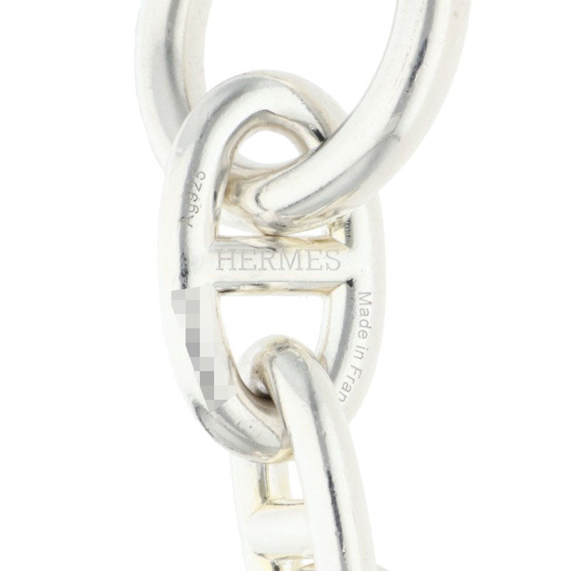HERMES Chaine d'Ancre TGM Silver Bracelet 925 Size ONE SIZE