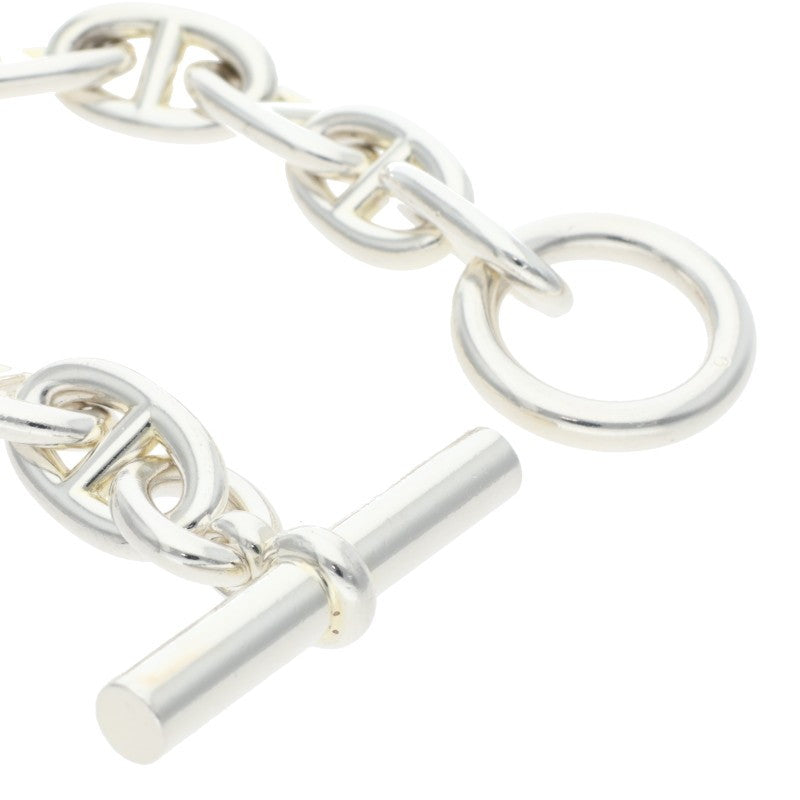 HERMES Chaine d'Ancre TGM Silver Bracelet 925 Size ONE SIZE