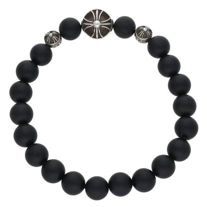 Chrome Hearts 8mm Bead Stretch Black Silver Size ONE SIZE
