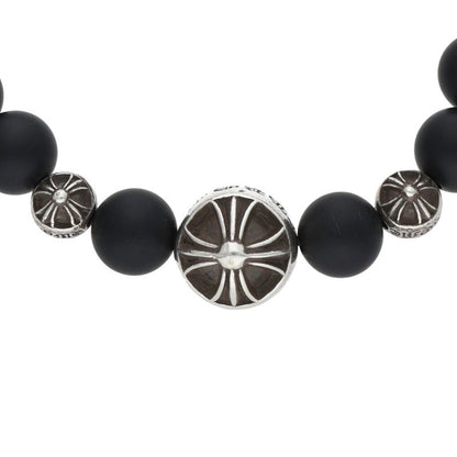 Chrome Hearts 8mm Bead Stretch Black Silver Size ONE SIZE