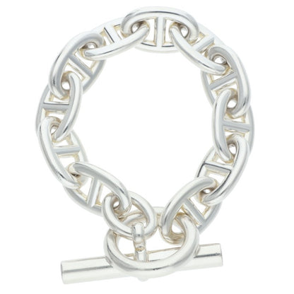 HERMES Chaine d'Ancre TGM Silver Bracelet Size ONE SIZE