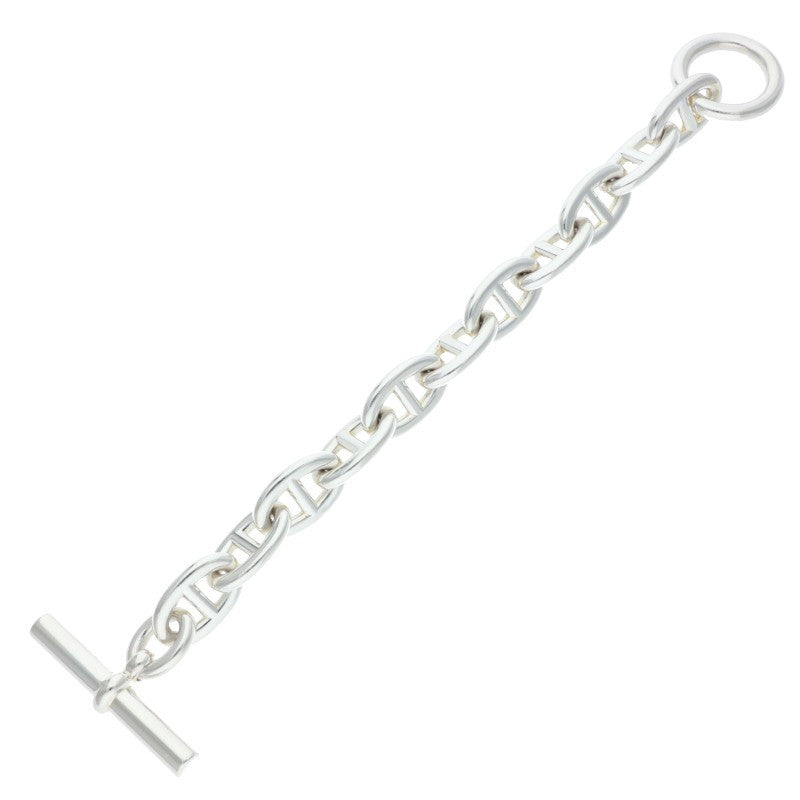 HERMES Chaine d'Ancre TGM Silver Bracelet Size ONE SIZE