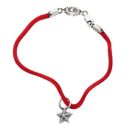 Chrome Hearts KZ Star Stack Silk Bracelet Red Size ONE SIZE