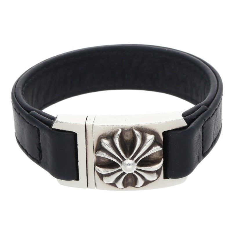 Chrome Hearts Harness Clasp Leather Silver 925 Size ONE SIZE