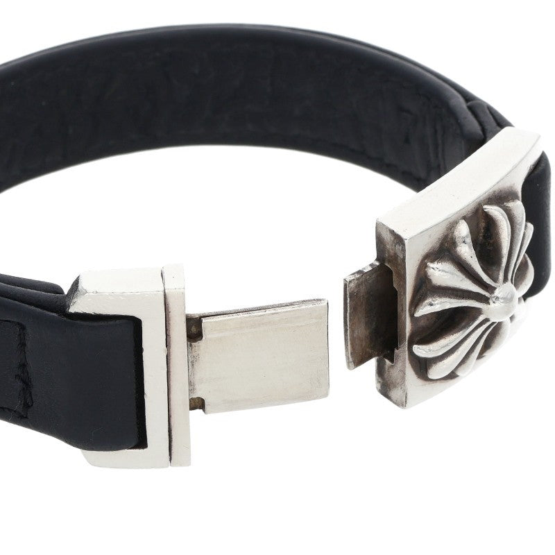 Chrome Hearts Harness Clasp Leather Silver 925 Size ONE SIZE