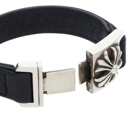 Chrome Hearts Harness Clasp Leather Silver 925 Size ONE SIZE