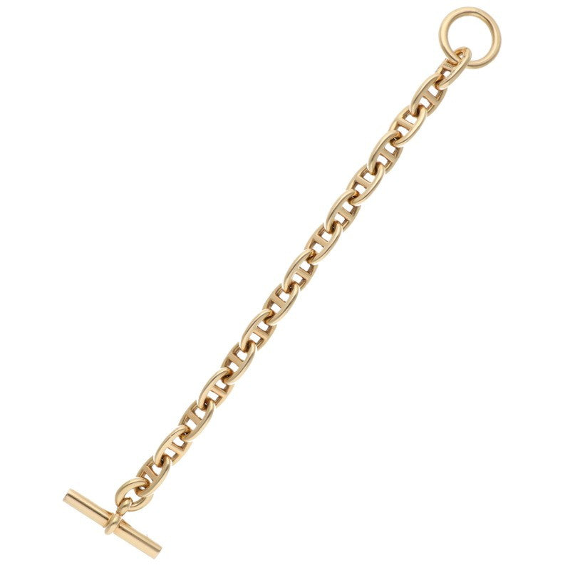 HERMES Chaine d'Ancre MM 18K Yellow Gold Size ONE SIZE
