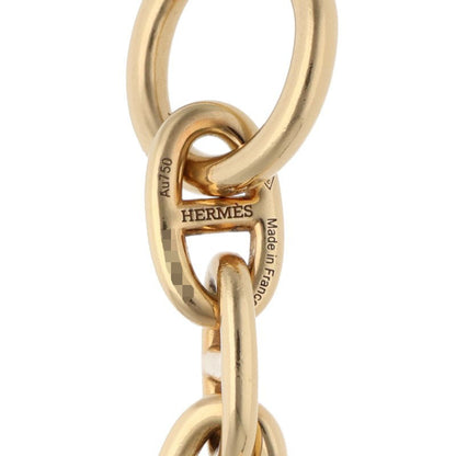 HERMES Chaine d'Ancre MM 18K Yellow Gold Size ONE SIZE