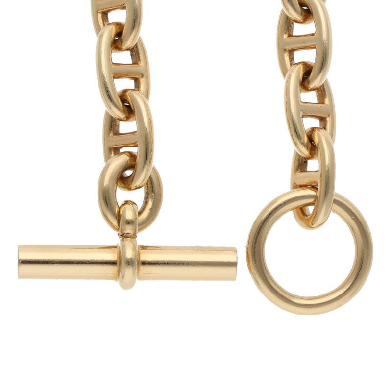HERMES Chaine d'Ancre MM 18K Yellow Gold Size ONE SIZE
