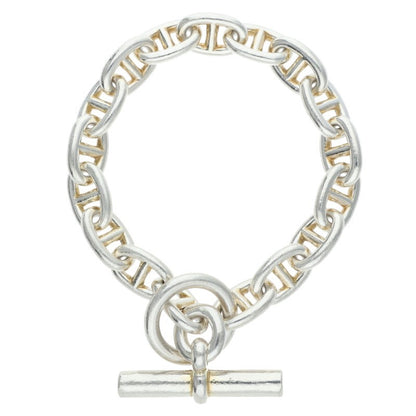 HERMES Chaine d'Ancre MM Silver Bracelet Size ONE SIZE